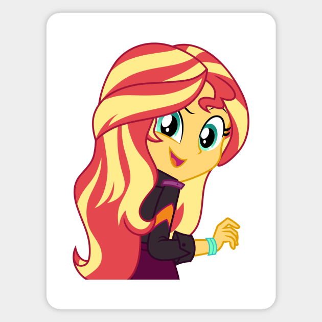 Backstage Sunset Shimmer 1 Sticker by CloudyGlow